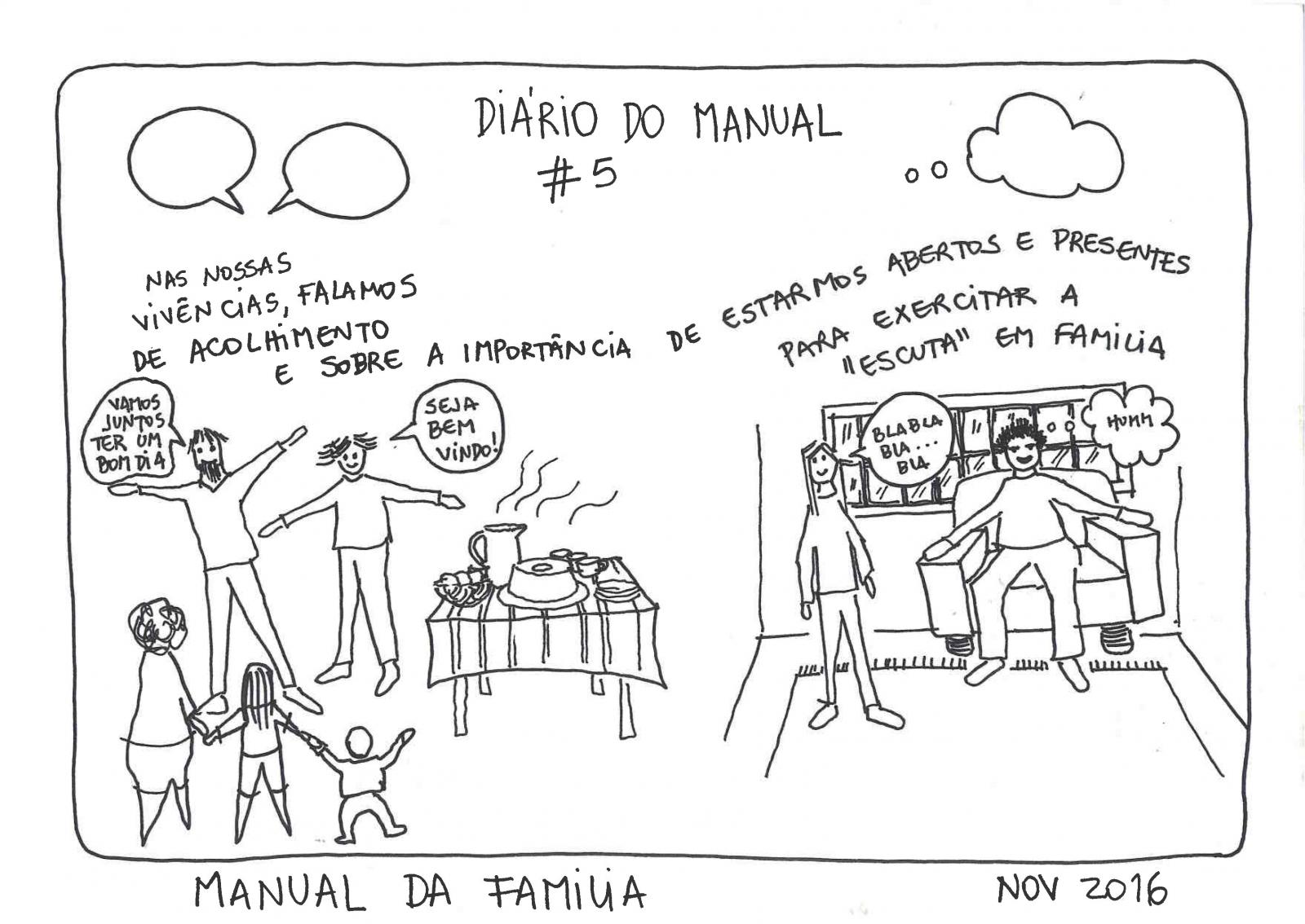 Diário do Manual #5 Diário do Manual #5