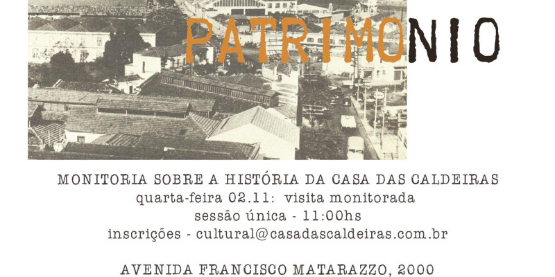 Monitoria sobre o Patrimônio