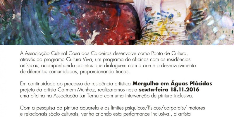 Oficina de Pintura com jovens