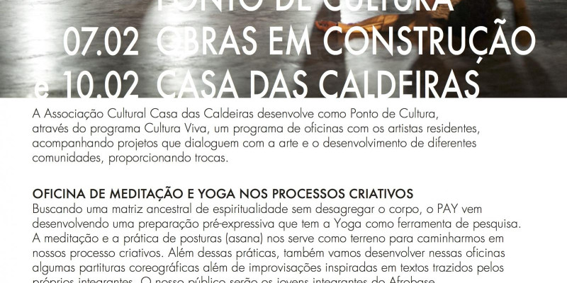 OFICINA DE MEDITAÇÃO E YOGA